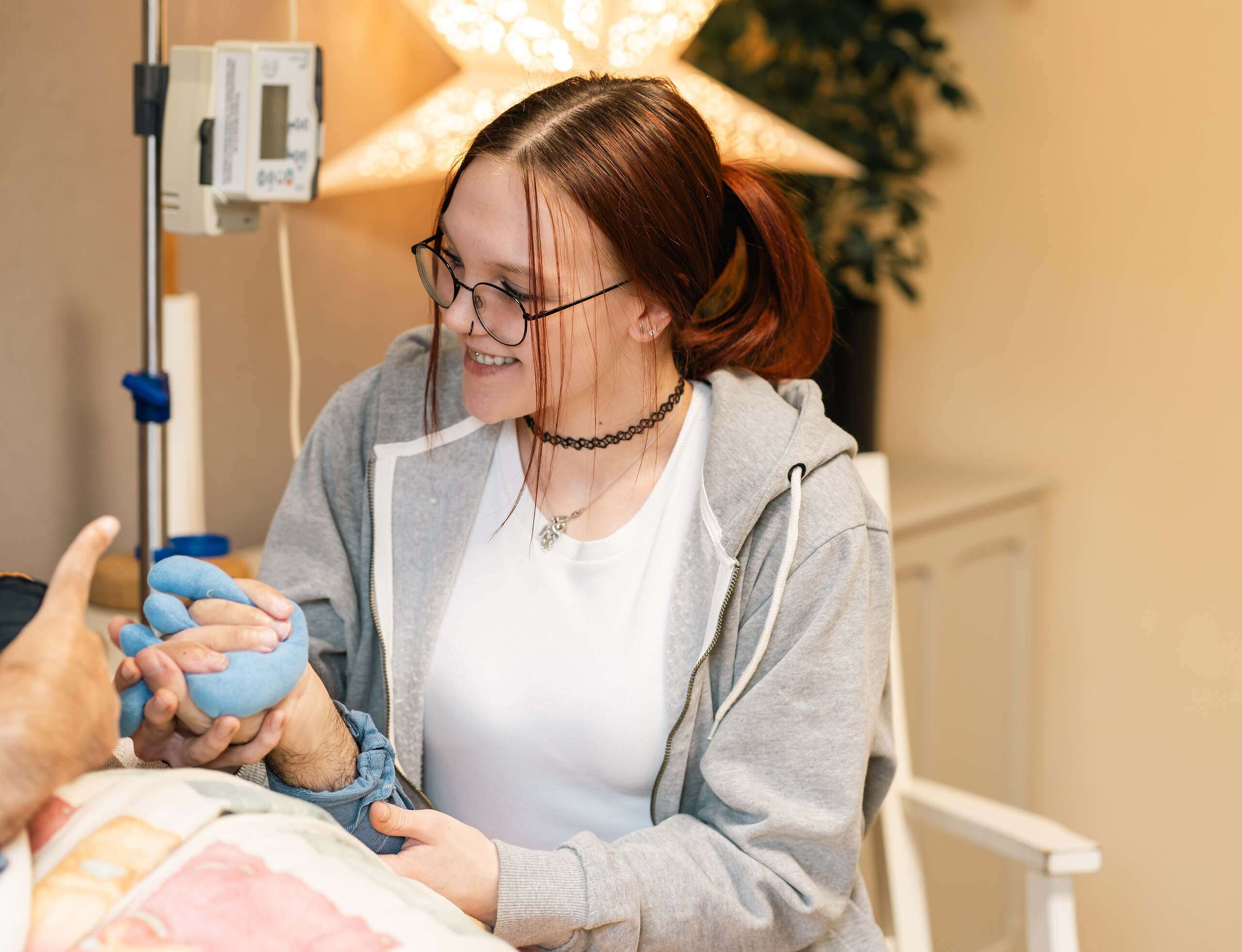 Unser engagiertes Pflegeteam bei der Arbeit